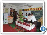 Sree Shanthi Anand Vidyalaya school Coordinator giving momentum to Former ENVIS Coordinator